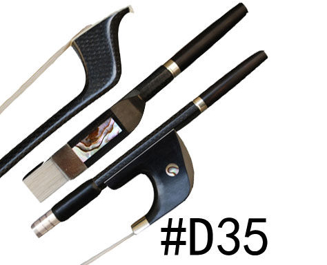 Advanced Level Carbon Fiber Double Bass Bow German Style #D35 